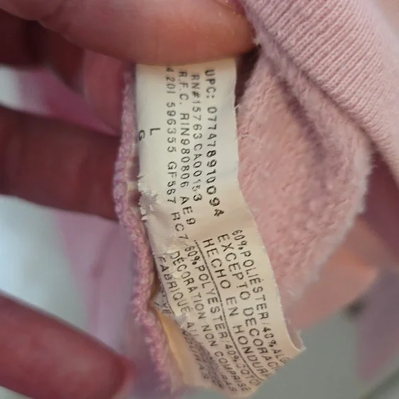 Champion Pink Sweatshirt Size Large Used - Picture 5 of 5